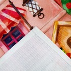 Полотенце Этель "Дом там, где сердце" 40х73 см, 100% хл, вафля 160 г/м2 7534263