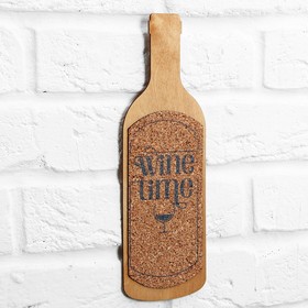 Органайзер настенный с пробкой "Wine time"
