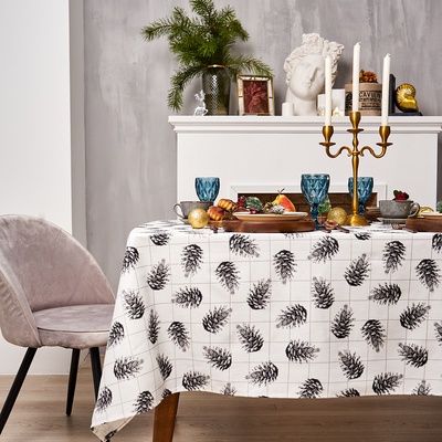 Скатерть «Этель» Christmas, 150×110 см, 100% хлопок, саржа 190 г/м²
