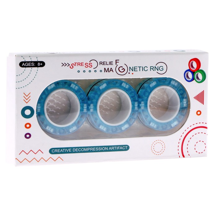 Магнитные кольца, цвета МИКС - Фото 1