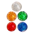 Мяч каучук «Блеск» световой, цвета МИКС - Фото 3