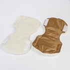 Варежки-муфты на ручку коляски, 2 шт., цвет бежевый - Фото 4