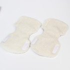 Варежки-муфты на ручку коляски, 2 шт., цвет бежевый - Фото 5