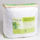 Одеяло 140х205 см, 300 гр/см, бамбуковое волокно, микрофибра, цвет белый - Фото 4