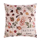 Подушка декоративная «Этель» Natural time, 40×40 см, велюр - Фото 2