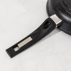 Сковорода «Гранит Black» Induction Pro», d=22 см, пластиковая ручка, индукция, антипригарное покрытие, цвет чёрный - Фото 5