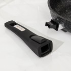 Сковорода «Гранит Black» Induction Pro», d=22 см, индукция, съёмная ручка, антипригарное покрытие - фото 6508959