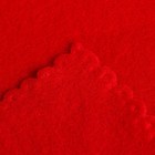Плед Экономь и Я 150*200см, цв. красный, пл.160 г/м2, 100% п/э - Фото 3