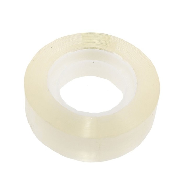 Клейкая лента 15 мм × 20 м, прозрачная - Фото 1