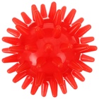 Массажёр ONLYTOP «Ёжик», d=5 см, 17 г, красный - Фото 4