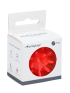 Массажёр ONLYTOP «Ёжик», d=5 см, 17 г, красный - Фото 5