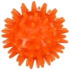 Массажёр ONLYTOP «Ёжик», d=6 см, 29 г, оранжевый - Фото 4