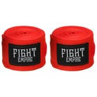 Бинт боксёрский FIGHT EMPIRE 5 м, цвет красный - фото 9484710