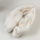 Волокно для валяния Валяшка LG_Wool Fine тонкая шерсть 100% 100 гр (964 Ультрабелый) - Фото 2