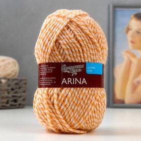 Пряжа Arina (АринаПШ) 50% шерсть, 50% акрил 123м/100гр мозаика 882 (9446) 7503951