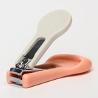 Набор маникюрный детский «Обезьянка»: ножницы, щипчики, пилочка, пинцет, цвет розовый - фото 42737851