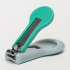 Набор маникюрный детский «Единорог»: ножницы, щипчики, пилочка, пинцет, цвет бирюзовый - фото 24699829