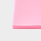 Молд для заливки «Вензеля», силикон, 9 ячеек, 13.6×12.6×0.8 см, розовый - Фото 5