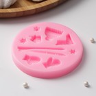 Молд «Зимний уют», 8×8×1 см, цвет МИКС - Фото 3