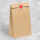 Набор наклеек для бизнеса «С любовью», матовая пленка, 50 шт,  4 х 4 см - фото 8618624