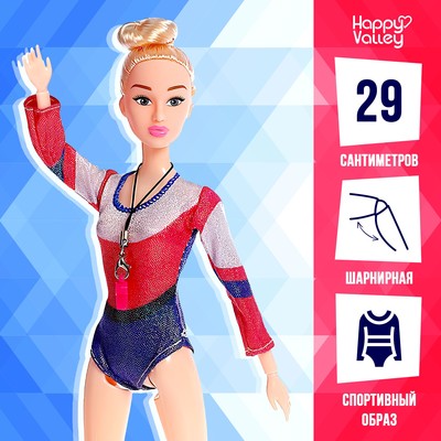 Кукла-модель шарнирная «Лучшая гимнастка. Ксения» с аксессуарами