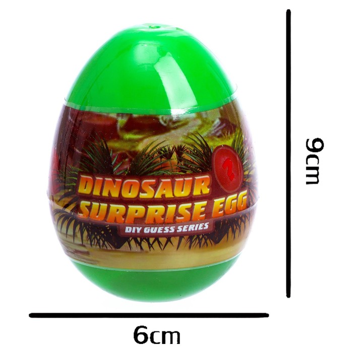 Конструктор винтовой «Мир динозавров», сюрприз в яйце, с отверткой, 5 видов, МИКС - фото 1907342369