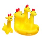 Набор резиновых игрушек для ванны «Мыльница: Жирафик», с пищалкой, 3 шт, Крошка Я - фото 318718961