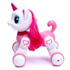Робот-единорог «Мой любимый питомец», интерактивный: световые и звуковые эффекты, радиоуправление, розовый - Фото 3