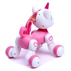 Робот-единорог «Мой любимый питомец», интерактивный: световые и звуковые эффекты, радиоуправление, розовый - Фото 4