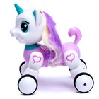 Робот единорог «Мой любимый питомец» IQ BOT, на пульте управления, интерактивный: звук, сенсорный, на аккумуляторе, фиолетовый - Фото 3