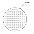 Лейка стационарная ZEIN Z0201, круглая, d=20 см, 1 режим, полированная нержавеющая сталь - Фото 4