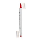 Набор маркеров 12 цветов, двусторонние, пулевидный и скошенный наконечники - Фото 3