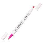 Набор маркеров 12 цветов, двусторонние, пулевидный и скошенный наконечники - Фото 9