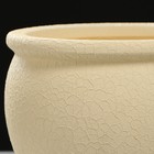 Горшок для цветов "Вьетнам", шёлк, бежевый, 5 л - Фото 3