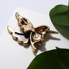 Брошь «Галиотис» колибри, цвет зелёный в чернёном золоте - фото 8195459