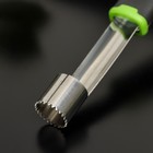 Нож для удаления сердцевины Доляна Lime, 20×2 см, цвет чёрно-зелёный - фото 4339859