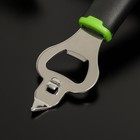 Нож консервный Доляна Lime, 18×4.5 см, цвет чёрно-зелёный 7139521 - фото 9217066 Нож консервный Доляна Lime, 18×4.5 см, цвет чёрно-зелёный 7139521 - фото 9217066