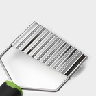 Нож для фигурной нарезки Доляна Lime, 20 см, нержавеющая сталь, чёрный - Фото 5