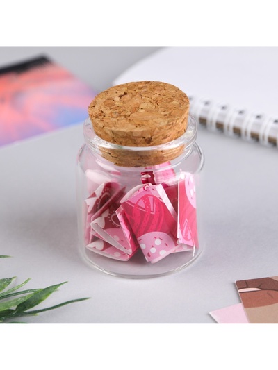 Баночка с любовными пожеланиями «Ты для меня...», 4.7×5 см