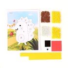 Аппликация EVA крошкой «Ёжик» - фото 122217624