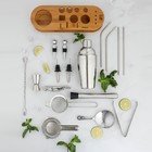 Набор бармена «Компанейский», 17 предметов на подставке, нержавеющая сталь - Фото 1