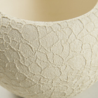 Горшок для цветов "Шар", шёлк, бежевый, керамика, 0.4 л - Фото 3