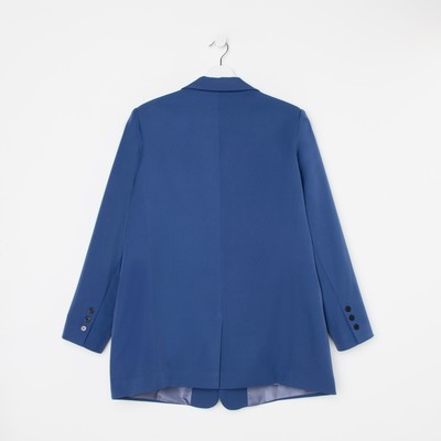 Пиджак женский MIST plus-size, размер 54, синий