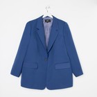 Пиджак женский MIST plus-size, р.56, синий 7357419 - фото 14002376