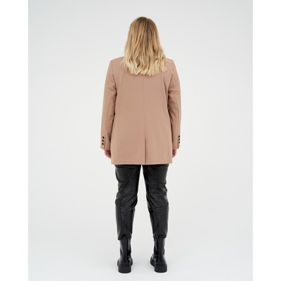 Пиджак женский MIST plus-size, размер 54, бежевый