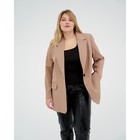 Пиджак женский MIST plus-size, р.54, бежевый - Фото 8
