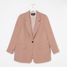 Пиджак женский MIST plus-size, р.60, бежевый 7357426 - фото 14564036