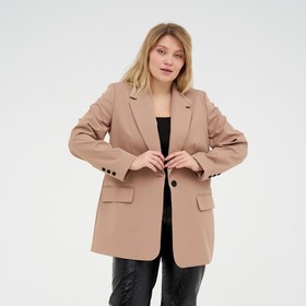 Пиджак женский MIST plus-size, р.60, бежевый