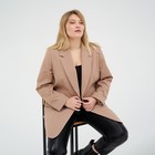 Пиджак женский MIST plus-size, р.60, бежевый 7357426 - фото 14564033