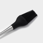 Кисть кулинарная Magistro Titan, 28 см, нержавеющая сталь - Фото 3